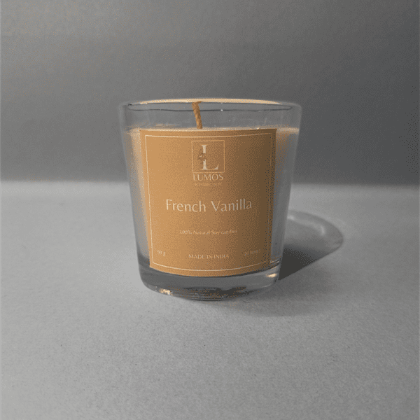 Vanilla Mini Glass Scented Candle