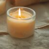 Teakwood Mini Glass Scented Candle