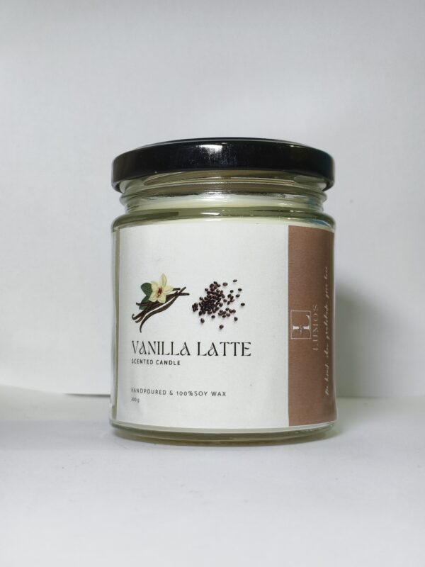 Vanilla Latte 200g Jar Scented Candle