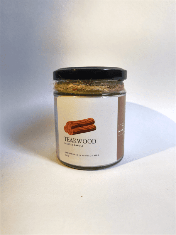 Teakwood 200g Jar Scented Candle