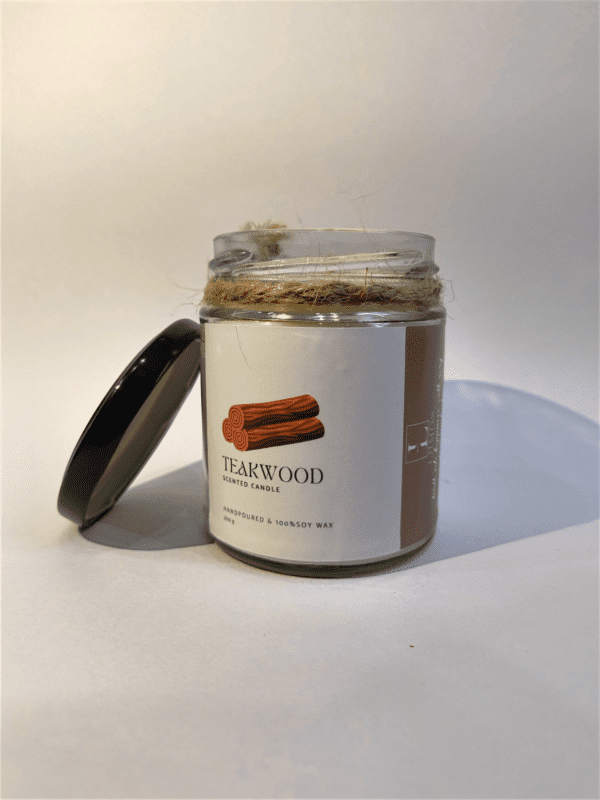 Teakwood 200g Jar Scented Candle - Image 2