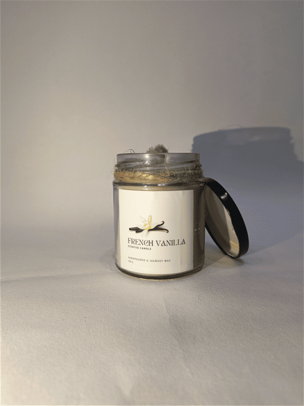 French Vanilla 200g Jar Scented Candle - Image 2