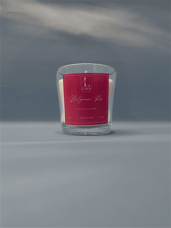 Bulgarian Rose Mini Glass Scented Candle