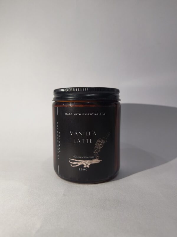 Vanilla Latte 250g Jar Scented Candle