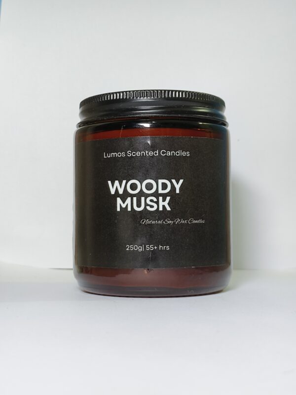 Woody Musk 250g Jar Scented Candle