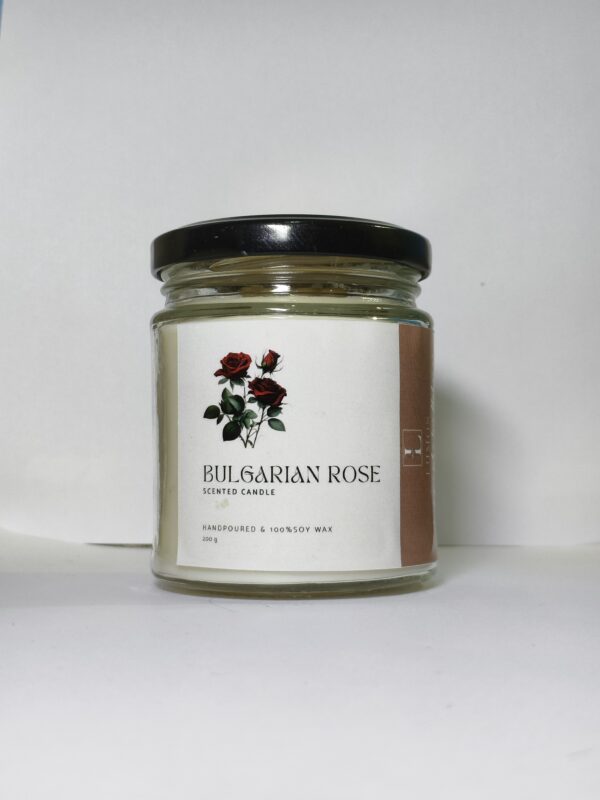 Bulgarian rose 200g Jar Scented Candle