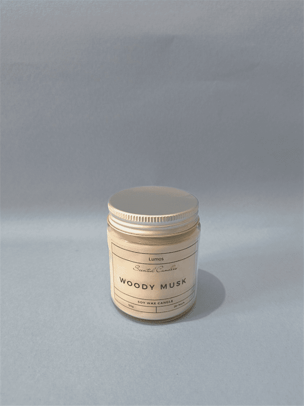 Woody Musk 120g jar Candle