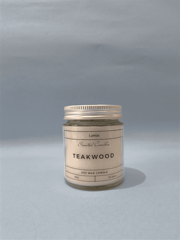 Teakwood 120g Jar Candle